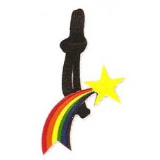 Zip Pull Rainbow Star